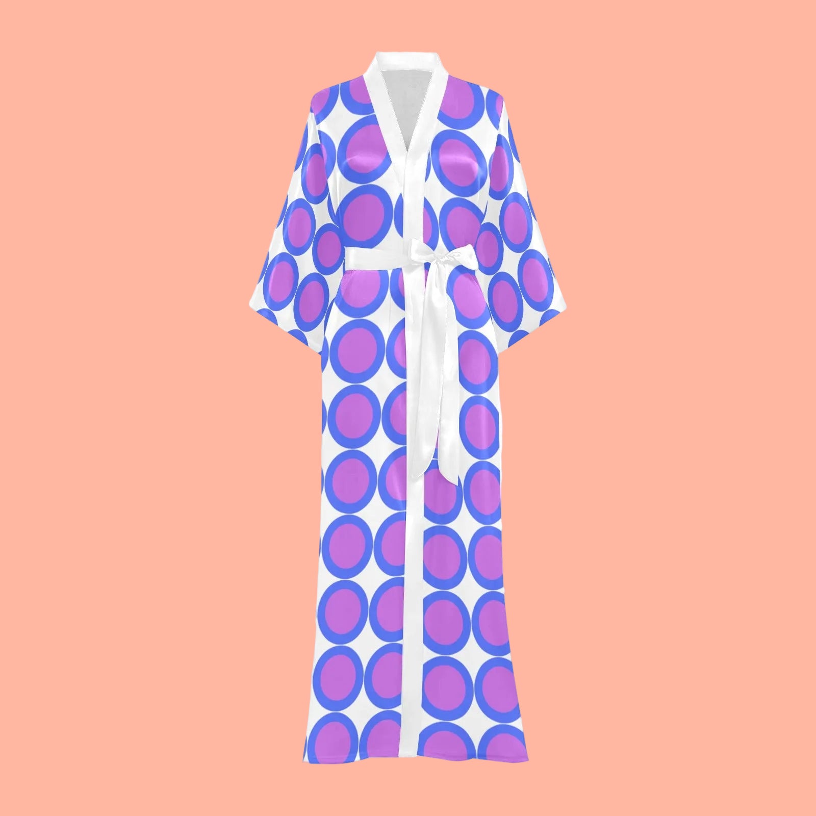 Fun Colorful Large Polka Dot Robe