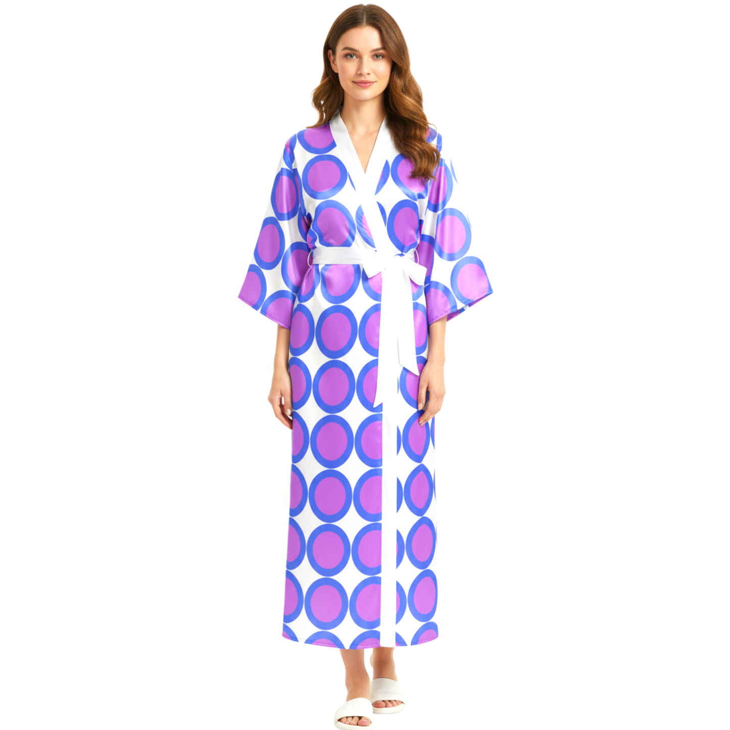Fun Large Polka Dot Robe