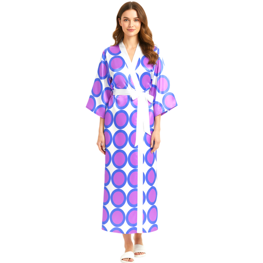 Fun Large Polka Dot Robe