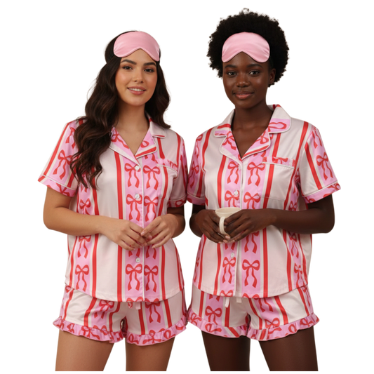 Festive Bows Pajama Set